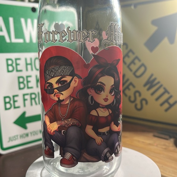 Always and forever wine bottle - Picture 3 of 4